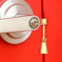 Kikkerland Long Cone Brass Key Holder