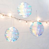 Kikkerland Iridescent Party Ornaments