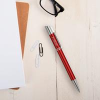 YourSurprise Viva Pens - Tess - Balpen graveren - Links (Oranje/rood)