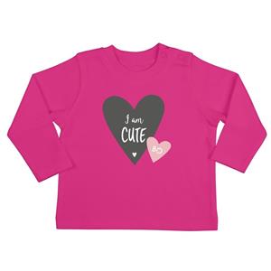 YourSurprise Baby T-shirt - Lange mouw - Fuchsia - 50/56