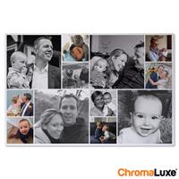 YourSurprise Instacollage aluminium - Chromaluxe - Wit (30x20)