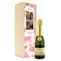 Champagner in bedruckter Kiste - Rene Schloesser (375 ml)