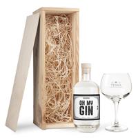 YourSurprise ginpakket met gegraveerd glas