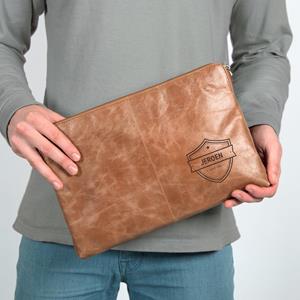 YourSurprise Leren laptophoes - Bruin - 11 inch
