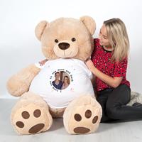 Riesen Teddy mit Foto und Namen