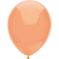 10x Perzik oranje metallic ballonnen 30 cm Oranje