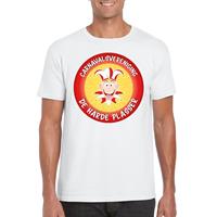 Shoppartners Carnavalsvereniging De Harde Plasser Brabant heren t-shirt wit Wit