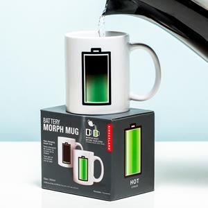 kikkerland Morph Coffee Mug Battery (CU41)