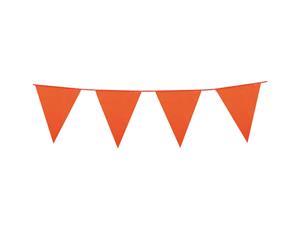 PE vlaggenlijn oranje (10 m)