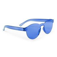 Blauwe verkleed zonnebril voor volwassenen - Verkleedbrillen