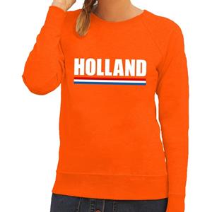 Shoppartners Oranje Holland supporter sweater dames Oranje