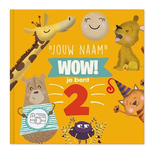 YourSurprise Kinderboek met naam - Wow, je bent 2! - Hardcover