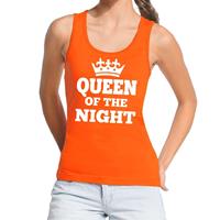 Shoppartners Oranje Queen of the night tanktop / mouwloos shirt dames Oranje