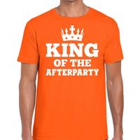 Shoppartners Oranje King of the afterparty shirt heren Oranje