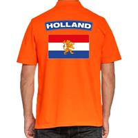 Shoppartners Holland supporter poloshirt oranje voor heren