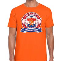 Shoppartners Oranje Holland drinking team rwb t-shirt heren Oranje