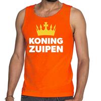 Shoppartners Oranje Koning Zuipen tanktop / mouwloos shirt voor he Oranje