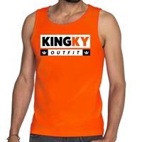 Shoppartners Oranje Kingky outfit tanktop / mouwloos shirt voor he Oranje