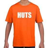 Shoppartners HUTS tekst t-shirt oranje kids (104-110) Oranje