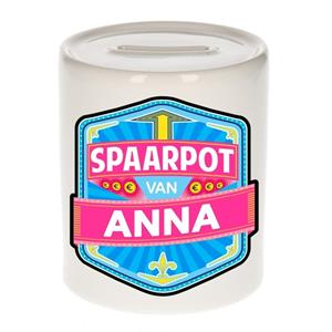 Kinder spaarpot voor Anna - keramiek - naam spaarpotten