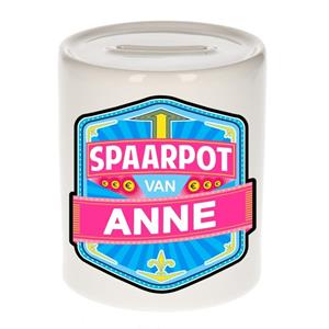 Kinder spaarpot voor Anne - keramiek - naam spaarpotten