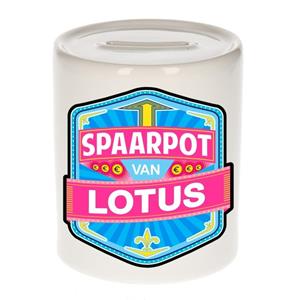 Kinder spaarpot voor Lotus - keramiek - naam spaarpotten