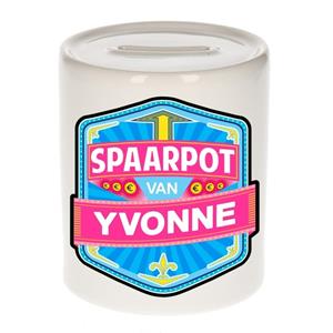 Kinder spaarpot voor Yvonne - keramiek - naam spaarpotten