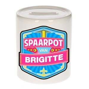 Kinder spaarpot voor Brigitte - keramiek - naam spaarpotten