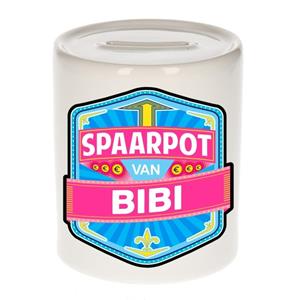 Kinder spaarpot voor Bibi - keramiek - naam spaarpotten