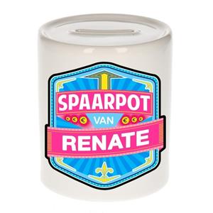 Kinder spaarpot voor Renate - keramiek - naam spaarpotten