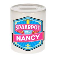 Kinder spaarpot voor Nancy - keramiek - naam spaarpotten