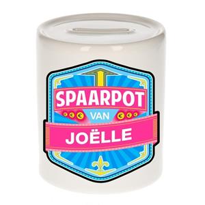 Kinder spaarpot voor Jo?lle - keramiek - naam spaarpotten