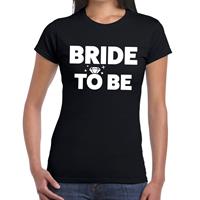 Shoppartners Bride to Be tekst t-shirt zwart dames Zwart