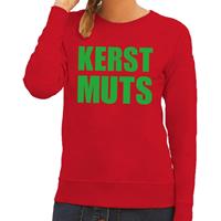 Shoppartners Foute kersttrui Kerst Muts rood voor dames