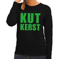 Shoppartners Foute kersttrui Kut Kerst zwart voor dames