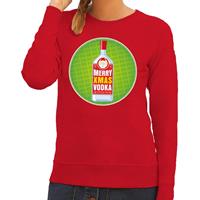 Shoppartners Foute kersttrui Merry Christmas vodka rood dames (44) Rood