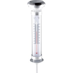 Grundig LED Solarlamp met thermometer XL