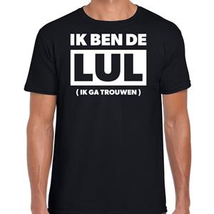 Shoppartners Ik ben de lul vrijgezellen feest t-shirt zwart heren Zwart