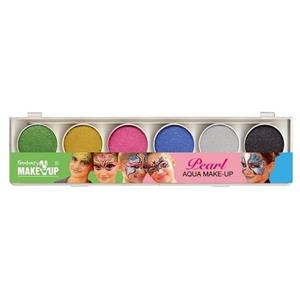 Schmink set glitter make-up 6 kleuren Multi