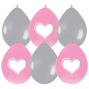 Haza Original Ballonnen Star / Hart Roze