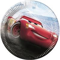 8 kartonnen bordjes Cars