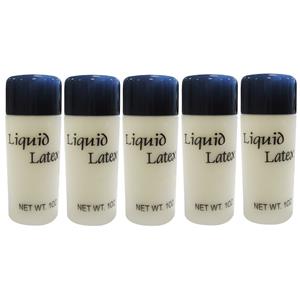 Smiffys 5x Vloeibare latex schmink/make-up 28 ml Multi