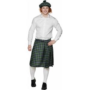 Groene Schotse kilt voor heren