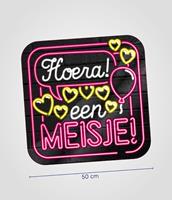 Huldeschild Neon - Geboorte Meisje