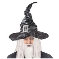 Halloween - Tovenaars verkleed hoed zwart voor volwassenen
