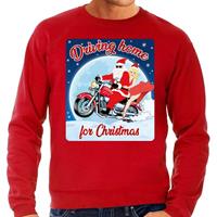 Bellatio Foute kersttrui driving home for christmas rood voor heren