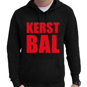 Bellatio Foute Kerst hoodie/trui KERST BAL zwart voor heren