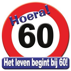 Huldeschild - 60 jaar