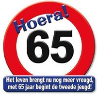 Huldeschild - 65 jaar