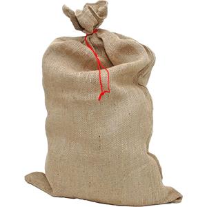 1x Grote jute zak voor Sint/Kerst cadeautjes 90 x 60 cm Beige